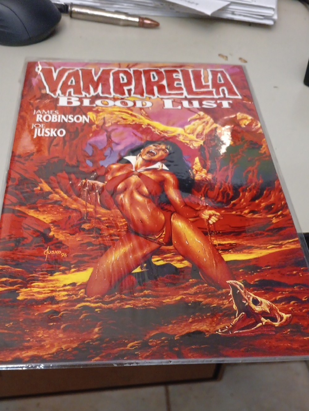 Vampirella: Blood Lust Graphic Novel - Red Cover